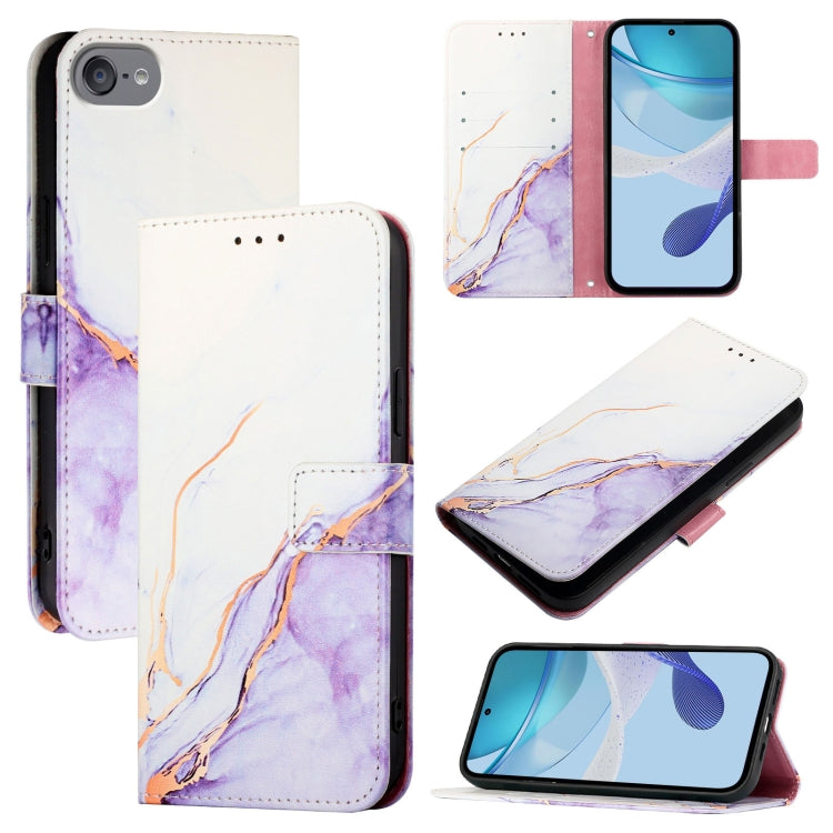 PT003 Marble Pattern Flip Leather Phone Case