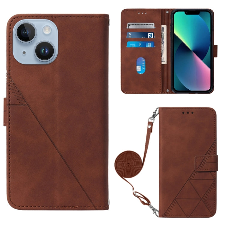 Crossbody 3D Embossed Flip Leather Phone Case