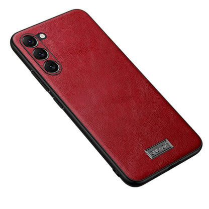 SULADA Shockproof TPU Hybrid Handmade Leather Phone Case