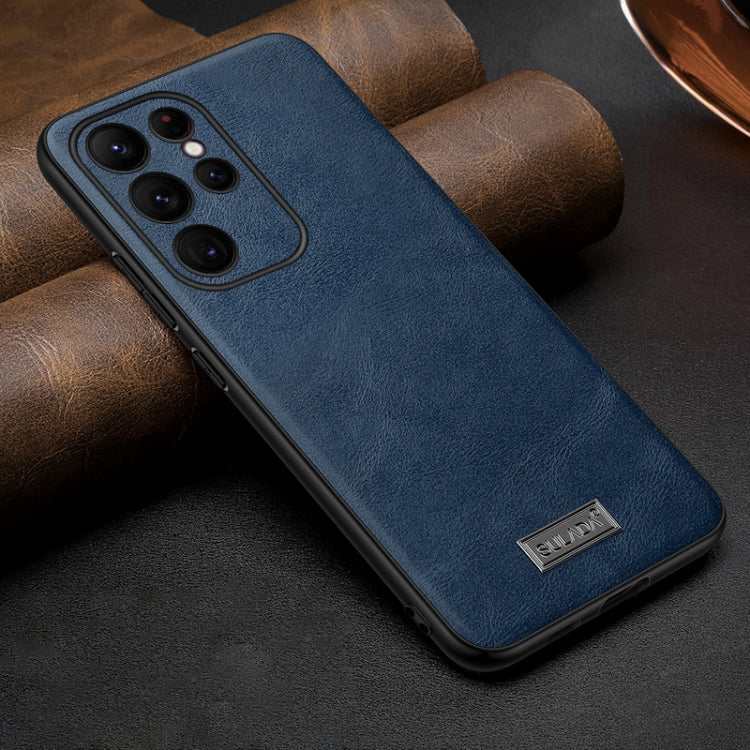 SULADA Shockproof TPU Hybrid Handmade Leather Phone Case