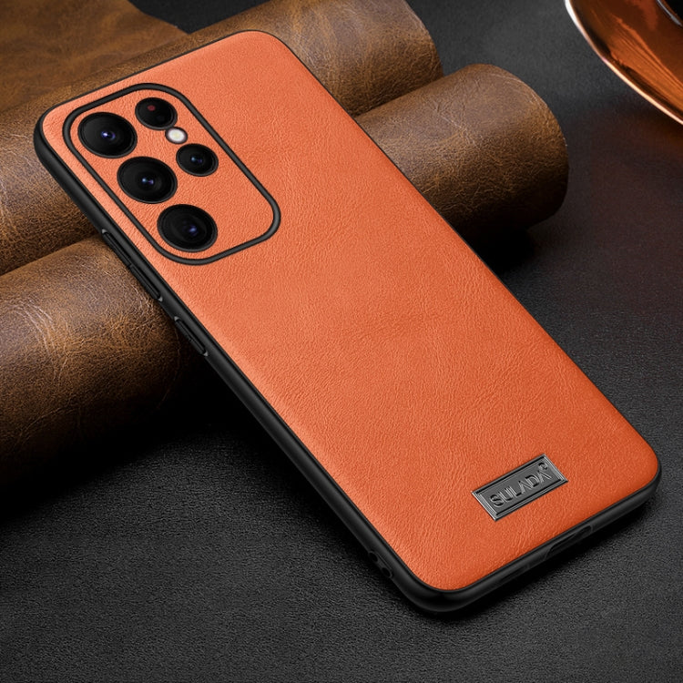 SULADA Shockproof TPU Hybrid Handmade Leather Phone Case