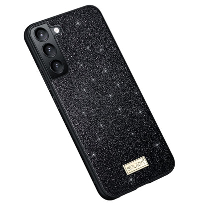 SULADA Glittery TPU Hybrid Handmade Leather Phone Case