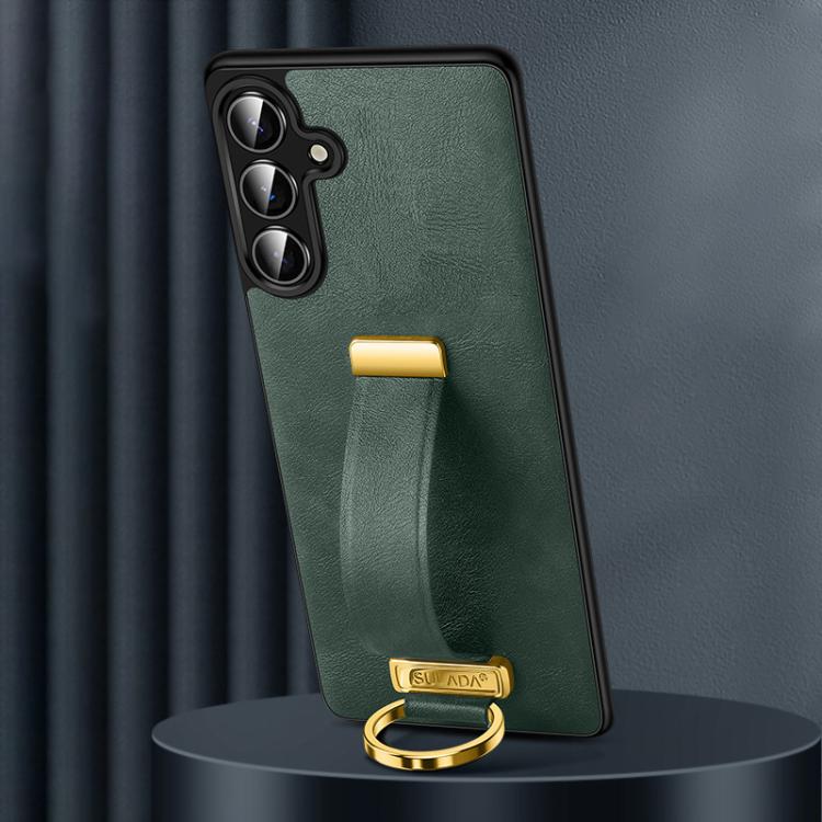 SULADA PC Hybrid Leather Texture Skin Feel Shockproof Phone Case