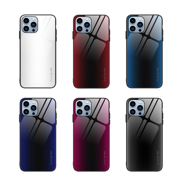 Texture Gradient Glass TPU Phone Case