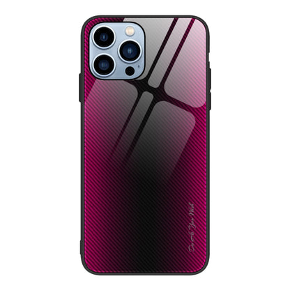 Texture Gradient Glass TPU Phone Case