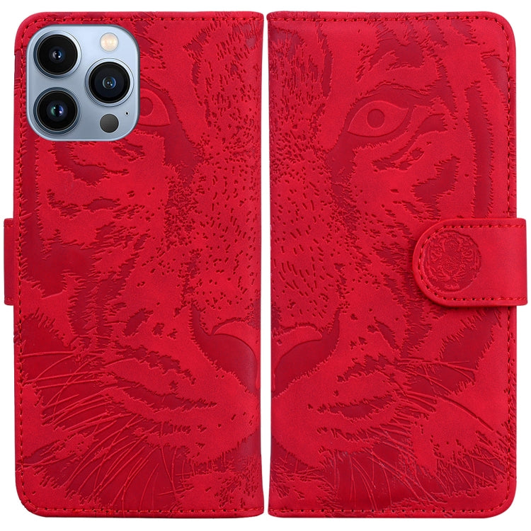 Tiger Embossing Pattern Leather Phone Case