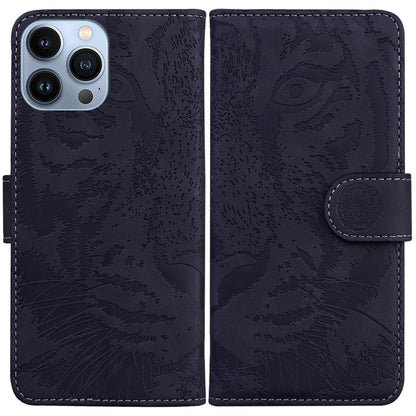 Tiger Embossing Pattern Leather Phone Case