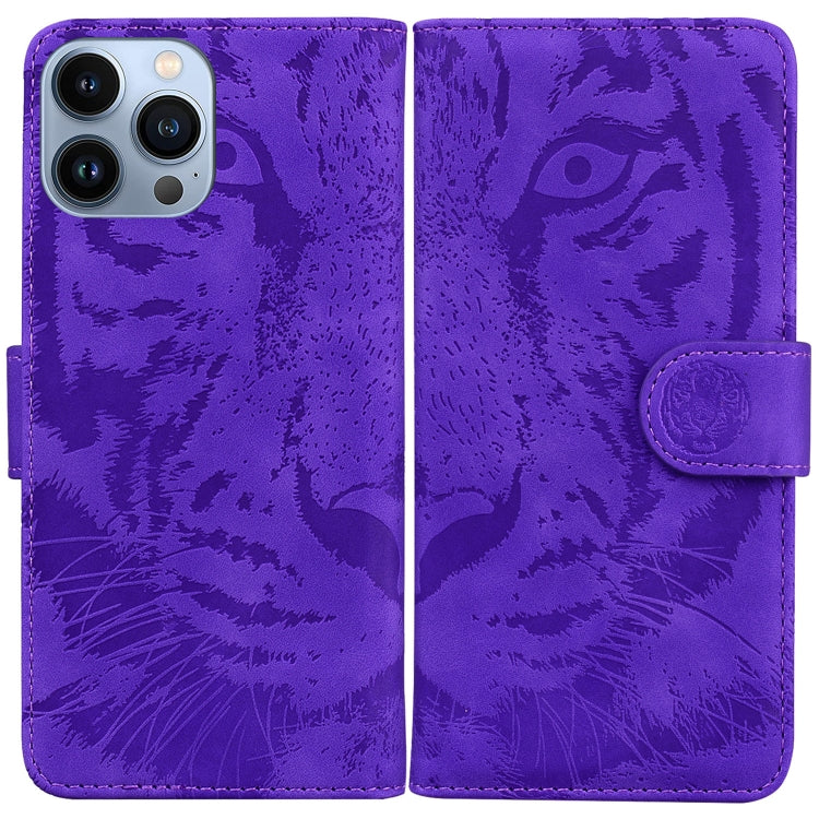 Tiger Embossing Pattern Leather Phone Case