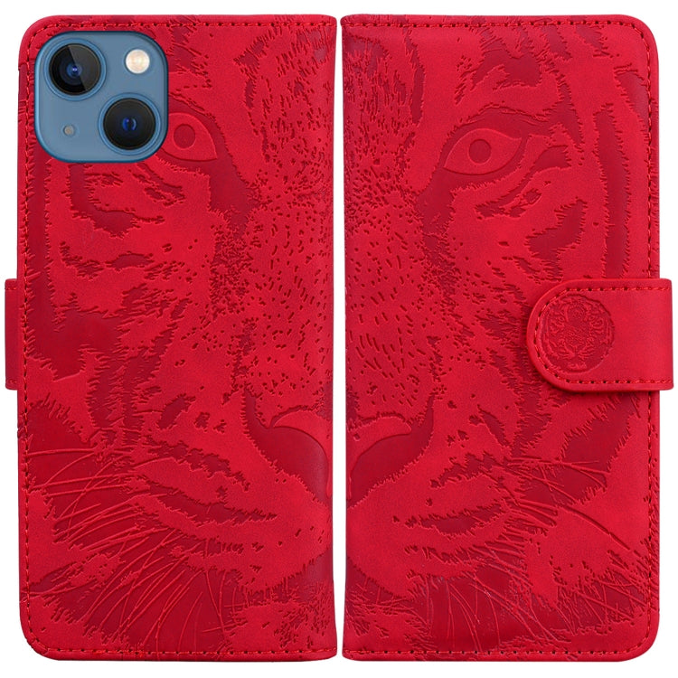Tiger Embossing Pattern Leather Phone Case