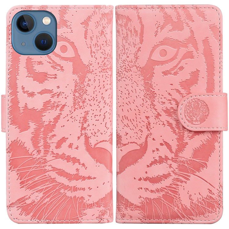 Tiger Embossing Pattern Leather Phone Case
