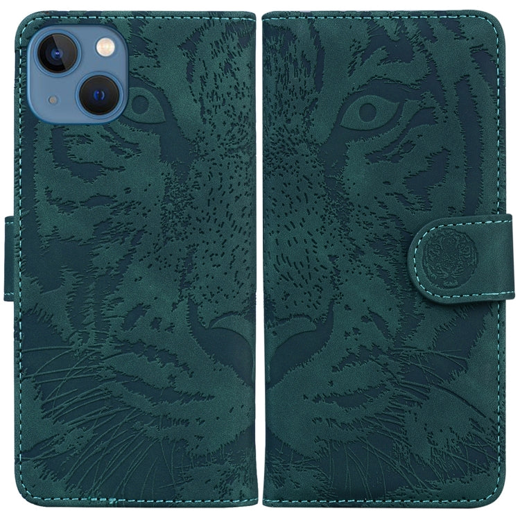 Tiger Embossing Pattern Leather Phone Case