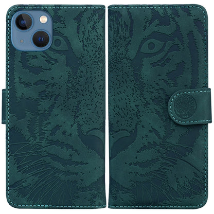Tiger Embossing Pattern Leather Phone Case