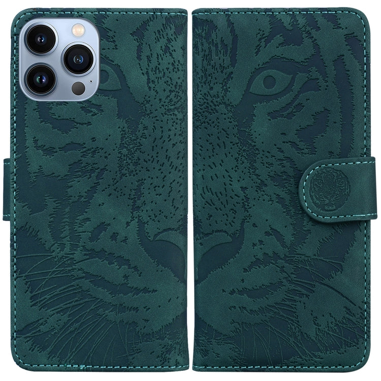 Tiger Embossing Pattern Leather Phone Case