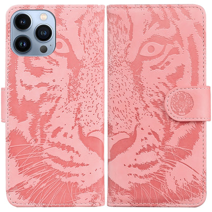 Tiger Embossing Pattern Leather Phone Case