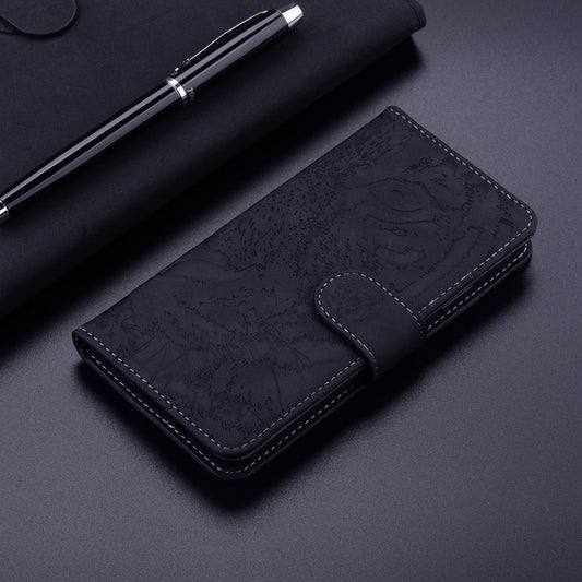 Tiger Embossing Pattern Leather Phone Case