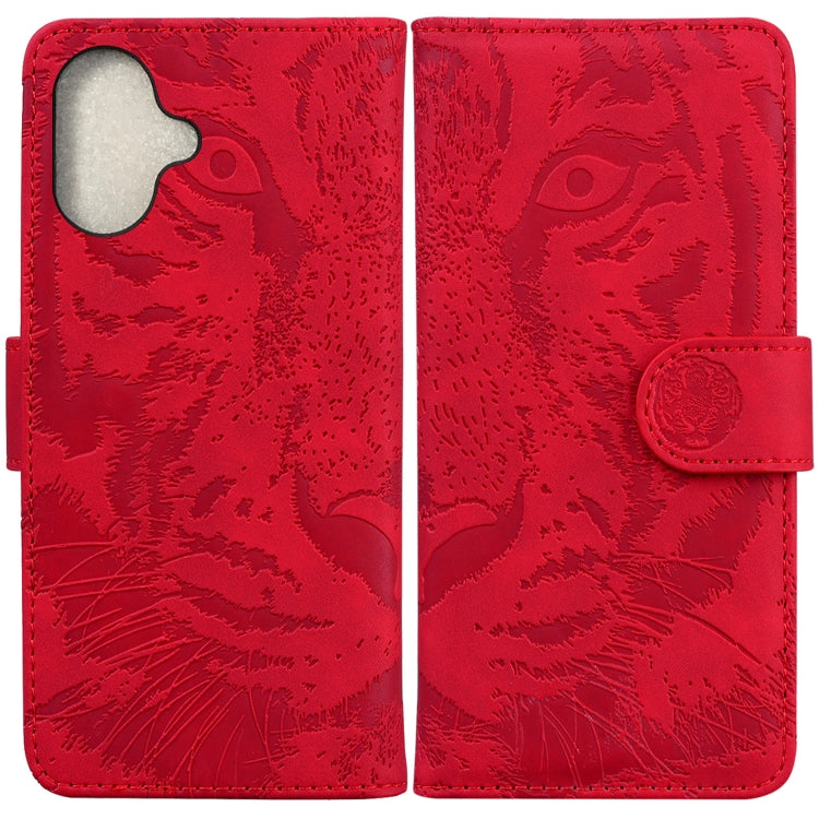 Tiger Embossing Pattern Leather Phone Case
