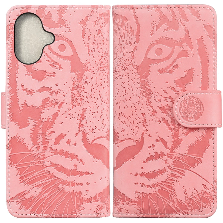 Tiger Embossing Pattern Leather Phone Case