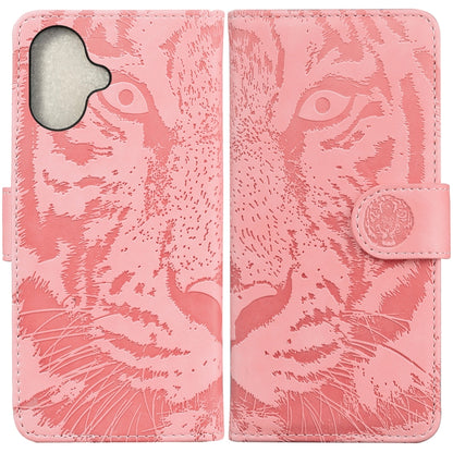 Tiger Embossing Pattern Leather Phone Case