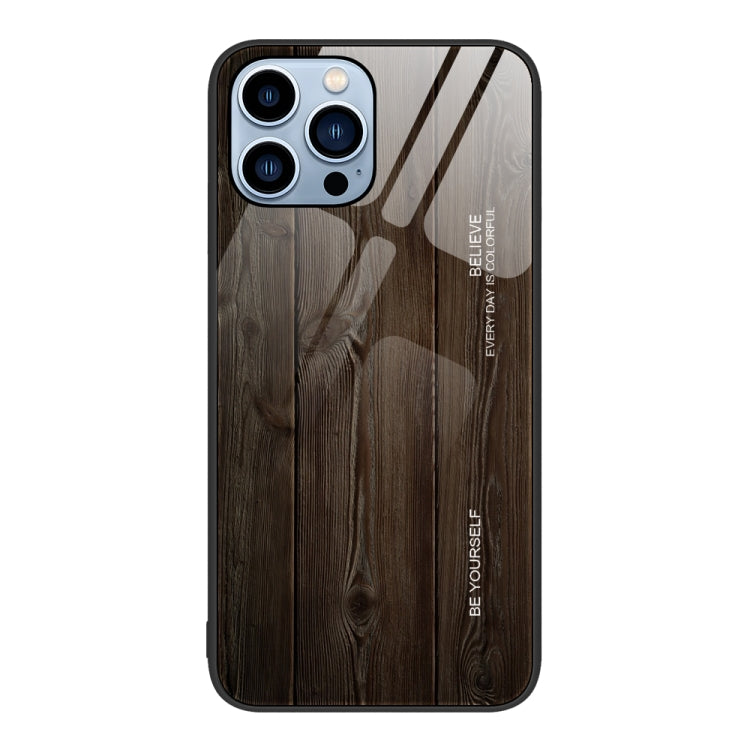 Wood Grain Glass Phone Case