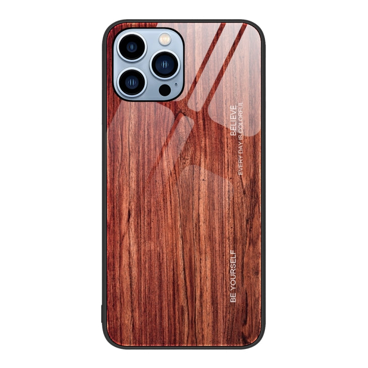 Wood Grain Glass Phone Case