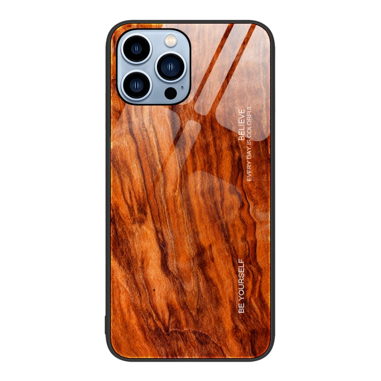 Wood Grain Glass Phone Case