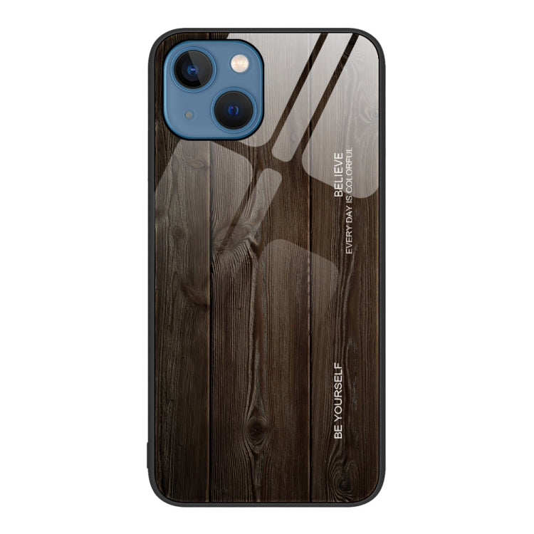 Wood Grain Glass Phone Case