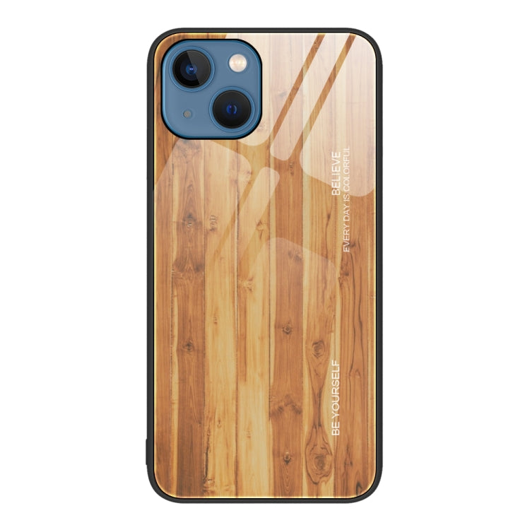 Wood Grain Glass Phone Case