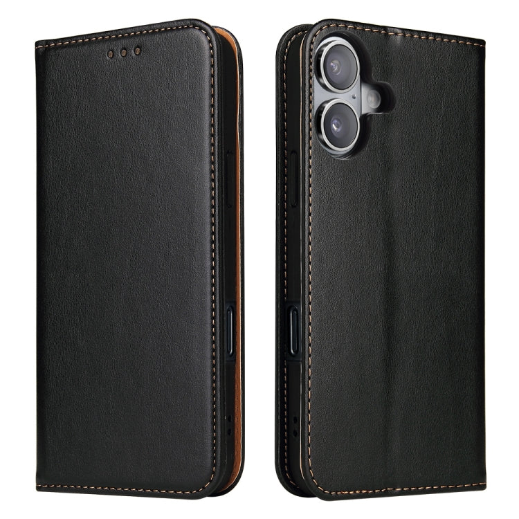 Fierre Shann PU Genuine Leather Texture Phone Case
