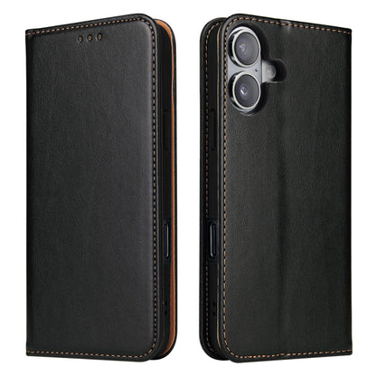 Fierre Shann PU Genuine Leather Texture Phone Case
