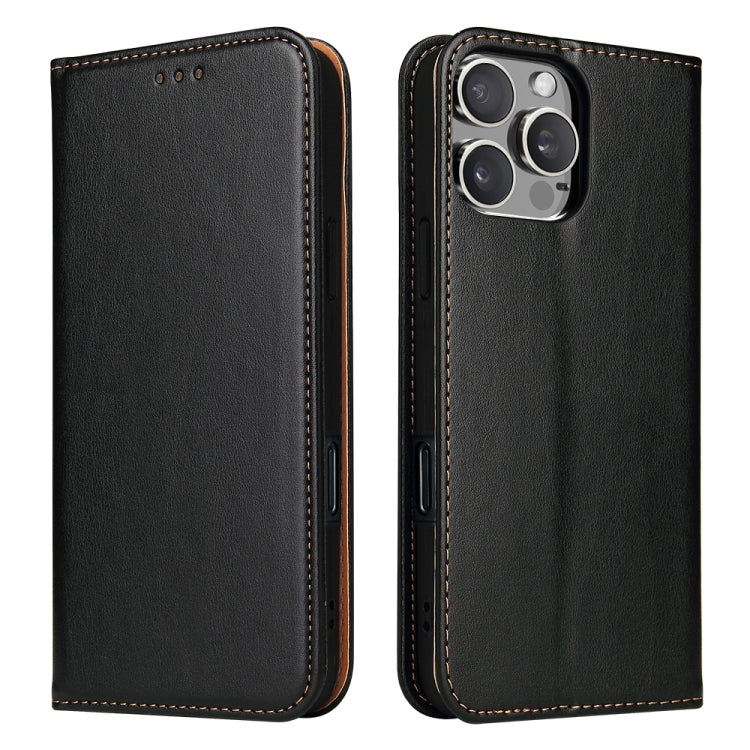 Fierre Shann PU Genuine Leather Texture Phone Case