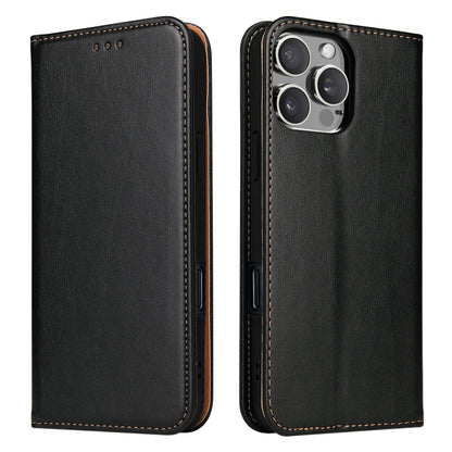 Fierre Shann PU Genuine Leather Texture Phone Case