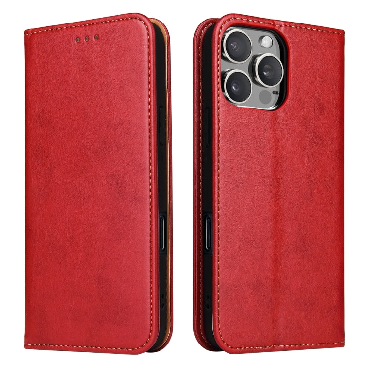 Fierre Shann PU Genuine Leather Texture Phone Case