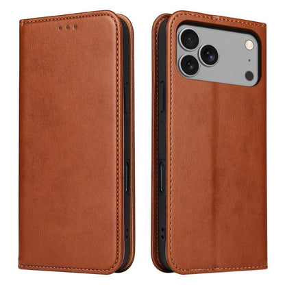 Fierre Shann PU Genuine Leather Texture Phone Case