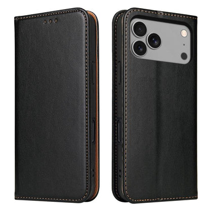 Fierre Shann PU Genuine Leather Texture Phone Case