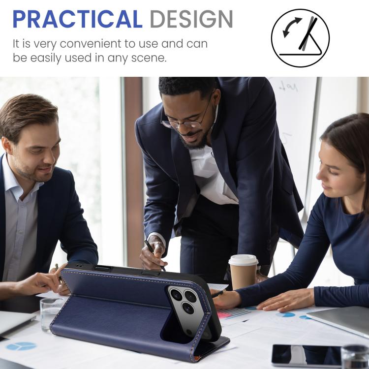 Fierre Shann PU Genuine Leather Texture Phone Case