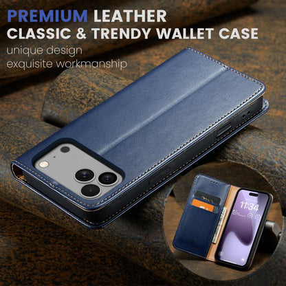 Fierre Shann PU Genuine Leather Texture Phone Case