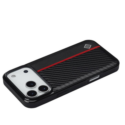 LC.IMEEKE 3 in 1 Carbon Fiber Texture Shockproof Phone Case