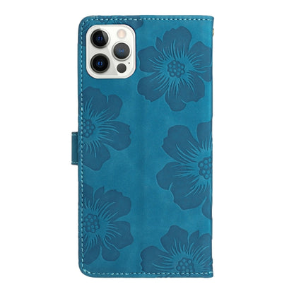 Flower Embossing Pattern Leather Phone Case