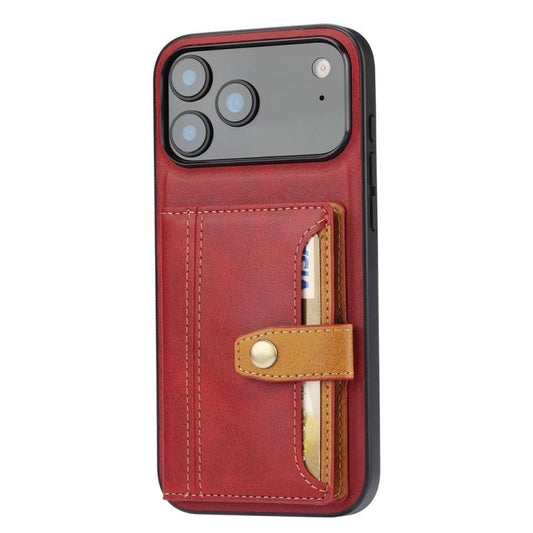 Calfskin Card Slot TPU Hybrid PU Phone Case