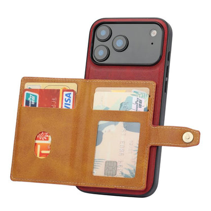 Calfskin Card Slot TPU Hybrid PU Phone Case