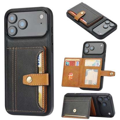 Calfskin Card Slot TPU Hybrid PU Phone Case