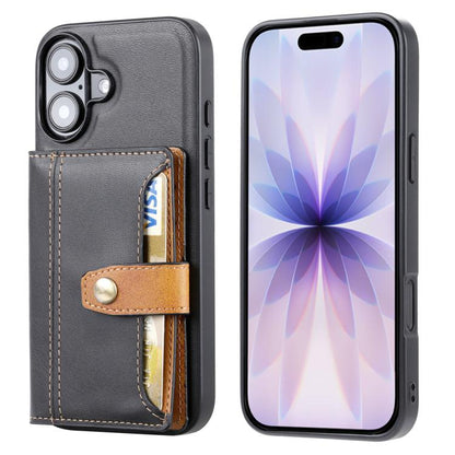 Calfskin Card Slot TPU Hybrid PU Phone Case