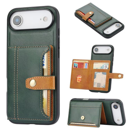 Calfskin Card Slot TPU Hybrid PU Phone Case