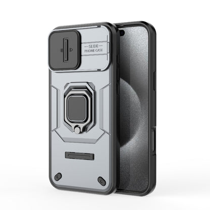 Sliding Camshield TPU + PC Shockproof Phone Case with Holder