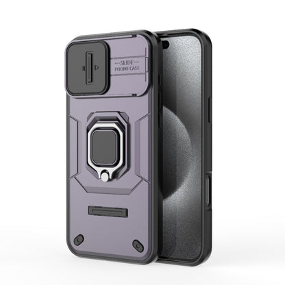 Sliding Camshield TPU + PC Shockproof Phone Case with Holder