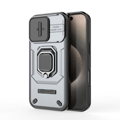 Sliding Camshield TPU + PC Shockproof Phone Case with Holder