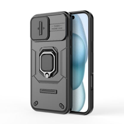 Sliding Camshield TPU + PC Shockproof Phone Case with Holder
