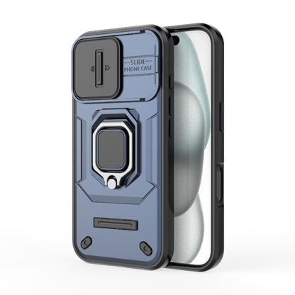 Sliding Camshield TPU + PC Shockproof Phone Case with Holder