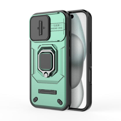Sliding Camshield TPU + PC Shockproof Phone Case with Holder