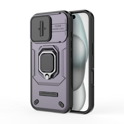 Sliding Camshield TPU + PC Shockproof Phone Case with Holder